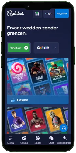 RainBet Casino Lobby