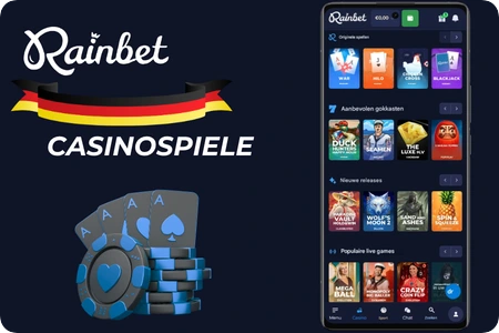 Rainbet Casino bietet deutschen Spielern über 5.100 Spiele von Pragmatic Play, Hacksaw und BGaming auf einer Plattform