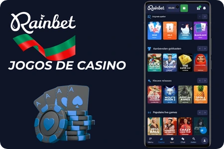 Rainbet Casino oferece mais de 5.100 jogos incluindo slots, live casino e Originals exclusivos para jogadores portugueses