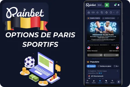 Options de paris sportifs Rainbet