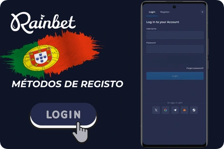 Rainbet oferece aos jogadores portugueses múltiplos métodos de login seguros incluindo autenticação de dois fatores