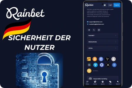 Rainbet setzt auf 256-Bit-SSL-Verschlüsselung, KI-Betrugserkennung und externe Audits für maximale Kontosicherheit in Deutschland