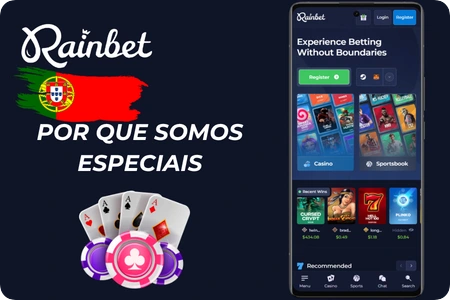 Rainbet Casino distingue-se pelo foco em cripto, tecnologia Provably Fair e rakeback semanal para jogadores portugueses