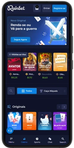 RainBet Casino Lobby